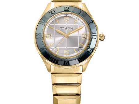 Swarovski 37mm Metal Bracelet Watch Hot on Sale