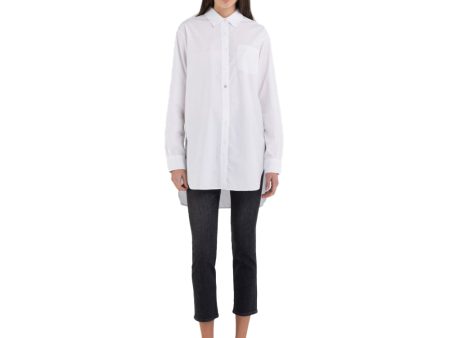 Replay Women s Poplin Long Shirt Fashion