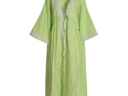 Fahm Women s Green Abaya, Free Size Supply