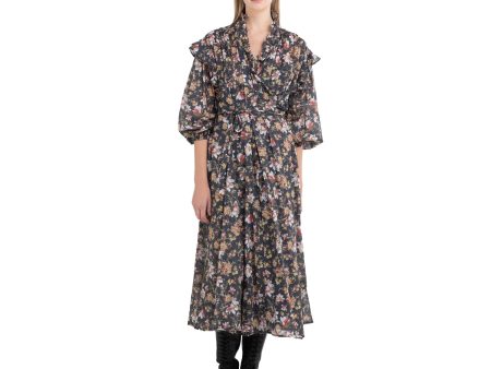 Replay Women s Atelier Floral Dress with Ruffles Online Sale