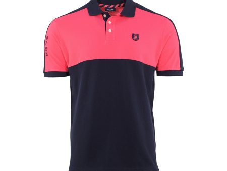 Eden Park Men s Middle Pink Polo Shirt Hot on Sale