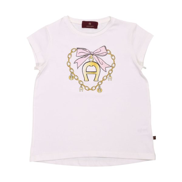 Aigner Kids Girl s T-Shirt & Trousers Set White & Pink Online