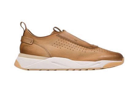 Santoni Men s Leather Beige Sneaker Online