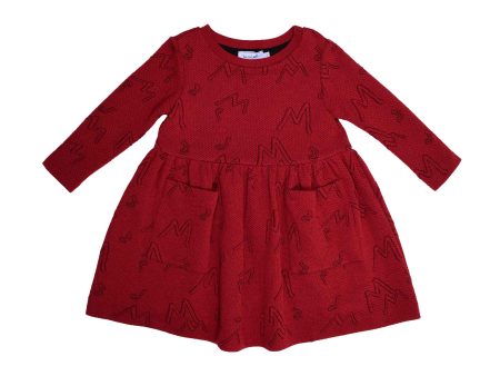 Mimisol Kids Bordeaux Dress Hot on Sale