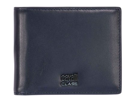 Cavalli Class Men s Navy Wallet Hot on Sale