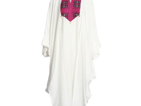 Fahm Women s Off White Dress & Abaya (Set) Free Size Hot on Sale