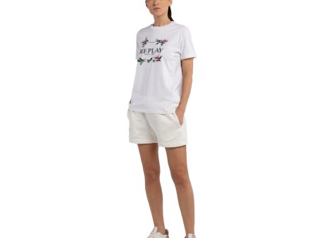 Replay Women s Organic Cotton T-shirt Online Sale