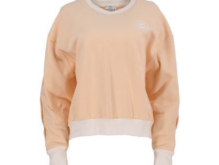 Sfizio Women s Beige Sporty Sweatshirt Discount