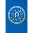 Aigner Kids BabyBoy s Logo Blue T-Shirt For Cheap