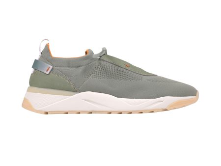 Santoni Men s Drowse Sneaker with Contrast Sole Fashion