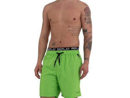 Replay Men s Swimming Trunks with Print on Sale