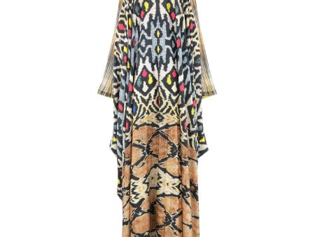 Afroditi Hera Multi-Color Kaftan For Discount