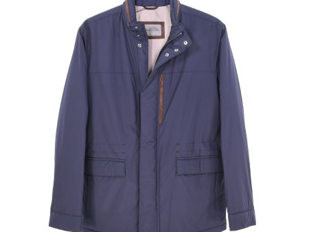 Corneliani Men s Blue Navy Casual Jacket Online Sale