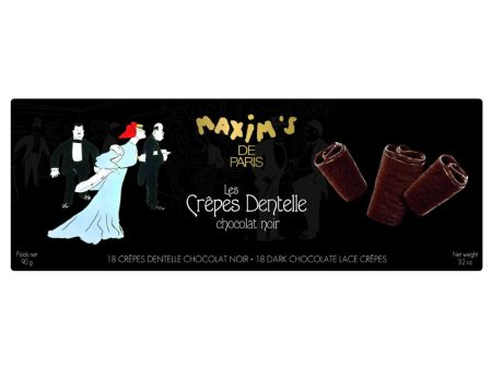 Maxim s 18 Pieces Dark Chocolate Coated Lace Crepes 90g Sale