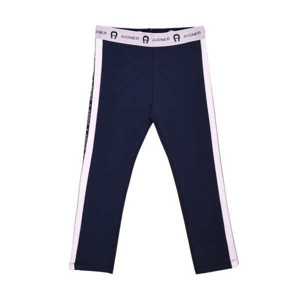 Aigner Kids Girl s Set T-Shirt & Leggings Navy Hot on Sale