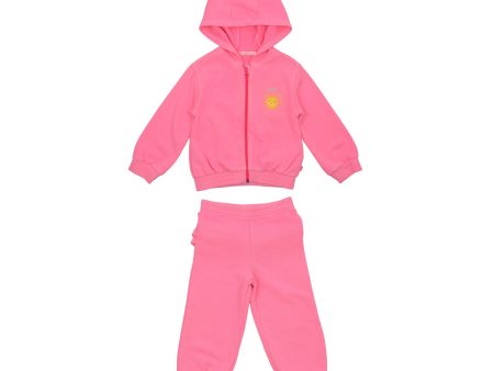 Billieblush Kids Baby Girl s  Neon Pink Jogging Suit Cheap