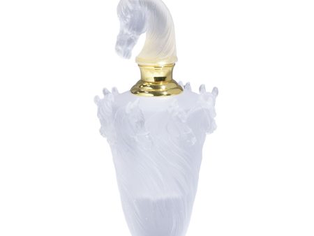 Cristal De Paris Perfume Bottle Royal Horse Clear Frosted, Size12 Cm Online Hot Sale