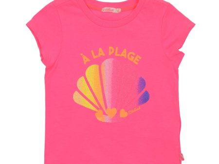 Billieblush Kids Girl s Pink Sea Shell T-Shirt Fashion