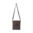 Cavalli Class Men s Monza Dark Brown Crossbody Bag For Discount