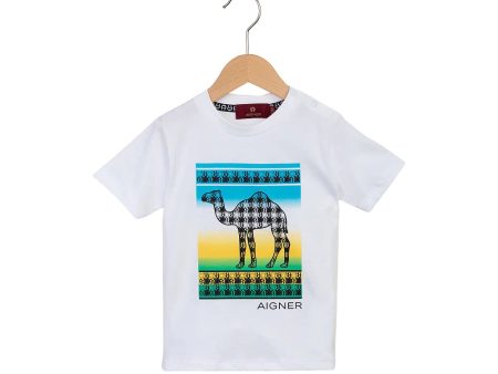 Aigner Kids Baby Boy s Bright White T-Shirt Online now