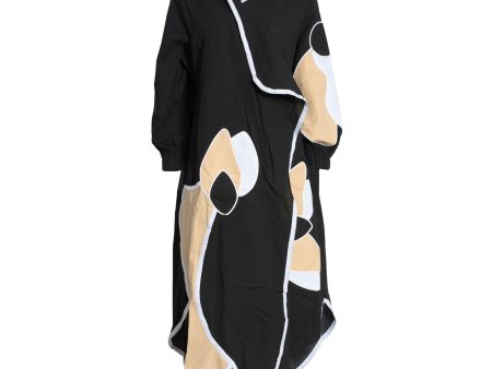 Fahm Women s Black Beige Abaya, Free Size For Cheap