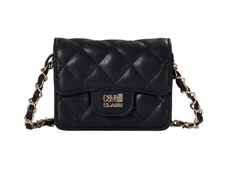 Cavalli Class Women s Black Mini Shoulder Bag Online Hot Sale