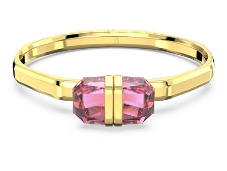 Swarovski Lucent bangle Magnetic closure, Pink, Gold-tone plated  Cheap