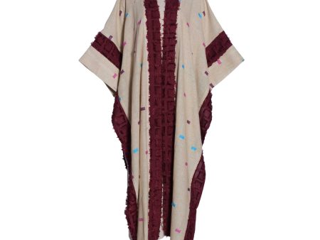 Fahm Dress & Abaya Brown Set, Free Size Fashion