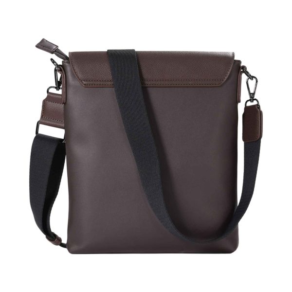 Cavalli Class Men s Monza Dark Brown Crossbody Bag For Discount