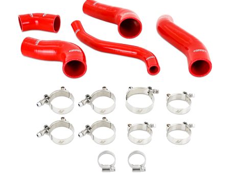 Mishimoto 13-17 Hyundai Veloster Turbo Silicone Intercooler Hose Kit - Red Online Sale