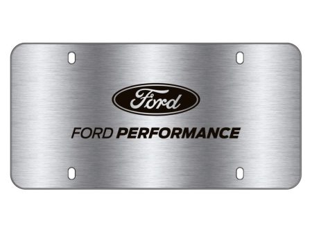 Ford Racing Stainless Steel Marque Plate Online now