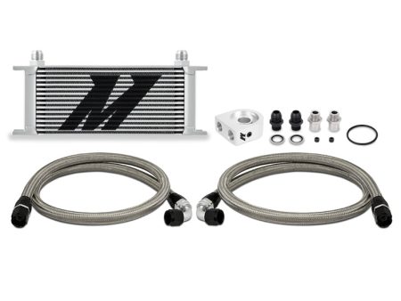 Mishimoto Universal Oil Cooler Kit 16-Row Silver Fashion