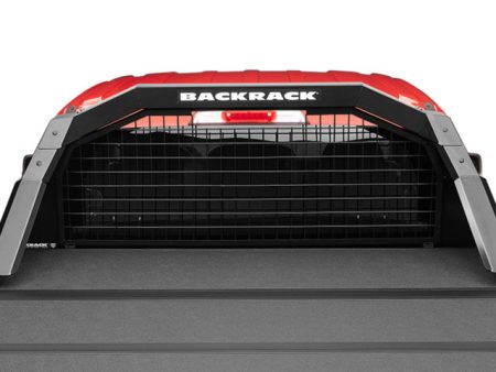 BackRack 2019-2022 Chevrolet Silverado 1500   GMC Sierra 1500 Cab Safety Screen - Black For Cheap