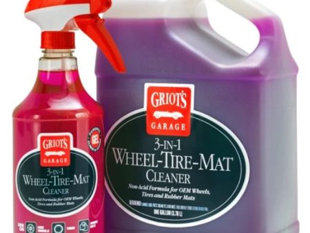 Griots 3 In 1 Wheel Tire Mat Cleaner- 25 Ounces Discount