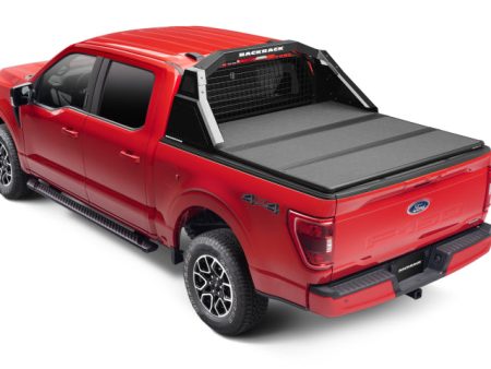 BackRack 15-23 Ford F-150 14-Gauge Steel Trace Rack w  Hardware Kit - Black Supply