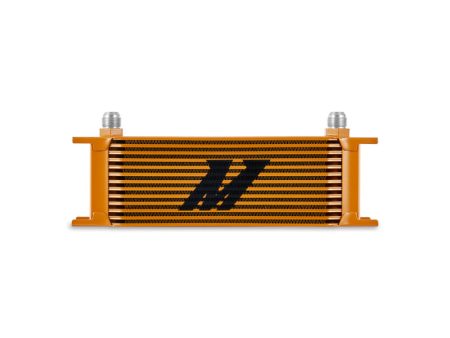 Mishimoto Universal 13-Row Oil Cooler Gold Sale