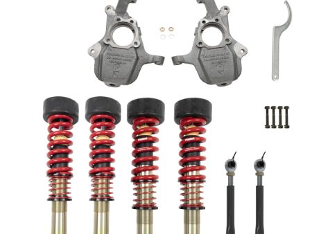 Belltech 21+ GM SUV SWB ONLY Front and Rear Height Adjustable Coilover Kit Online Sale