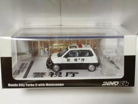 Inno64 Honda City Turbo II W  MotoCompo Japan Police Car Cheap