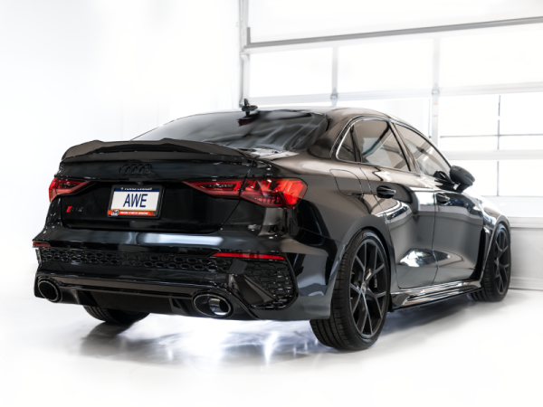 AWE Tuning Audi 22-23 8Y RS3 Cat-Back SwitchPath Exhaust (No Tips) For Discount