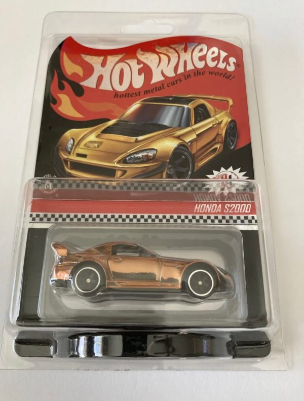 Hot Wheels RLC Honda S2000 Spectra Chrome Orange Fashion