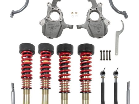 Belltech 21+ GM SUV SWB ONLY Height Adjustable Front Coilovers & Anti-Swaybar Set Sale