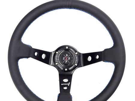 SPDZ1 Blue Lined Steering Wheel Fashion