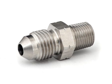 GFB 1 8in BSPT Male to -4AN Male Flare (Stainless Steel) on Sale