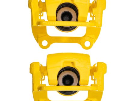 Power Stop 05-08 Dodge Magnum Rear Yellow Caliper w Bracket (Pair) Hot on Sale