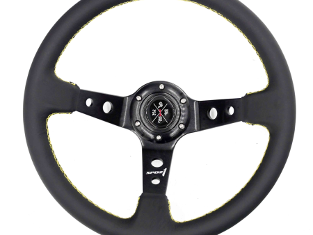 SPDZ1 Yellow Lined Steering Wheel Discount