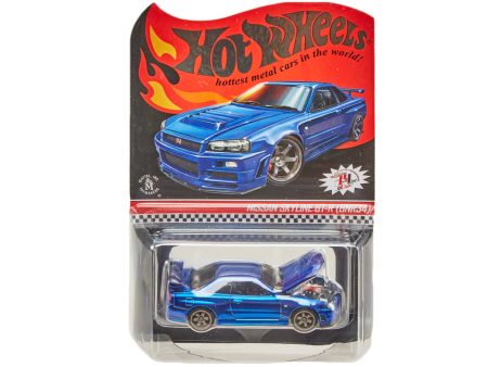 Hot Wheels RLC Nissan Skyline GT-R (BNR34) Spectra Flame Blue Online