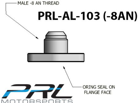 GT Turbo -8AN Ported Oil Drain Flange Slotted Discount